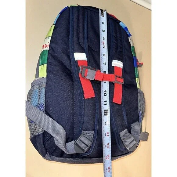 Lands End Kids Backpack Rulers Monsters Baseball Soccer Double Zippered - Picture 14 of 16